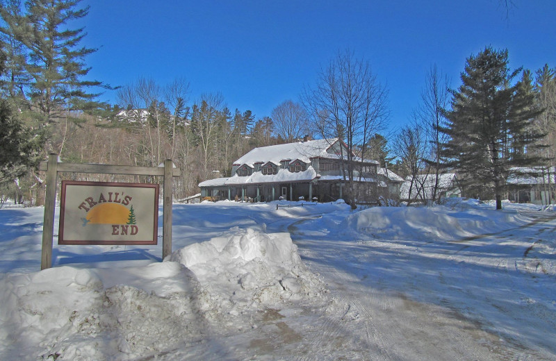 Winter at Trails End Inn.