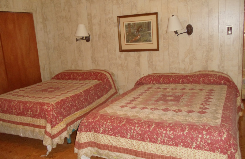 Cabin Interior at Blue Jay Farm