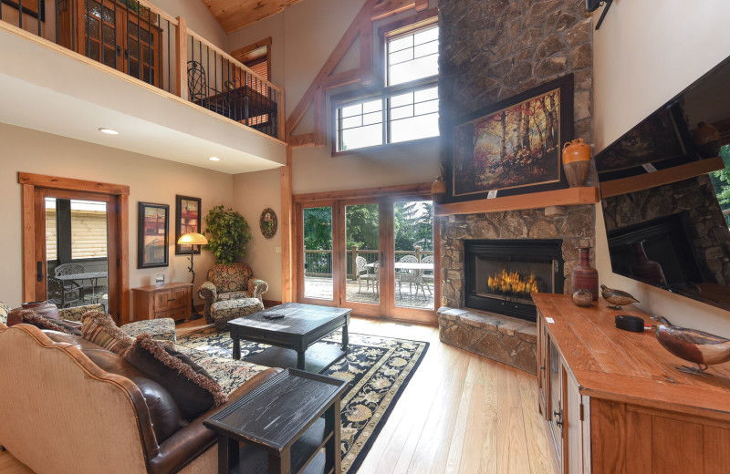 Rental living room at Railey Vacations.