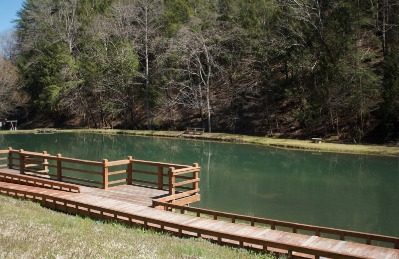 Lake at Little Valley Mountain Resort.