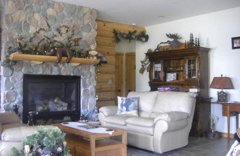 Guest room at Mountain Comfort Bed and Breakfast.