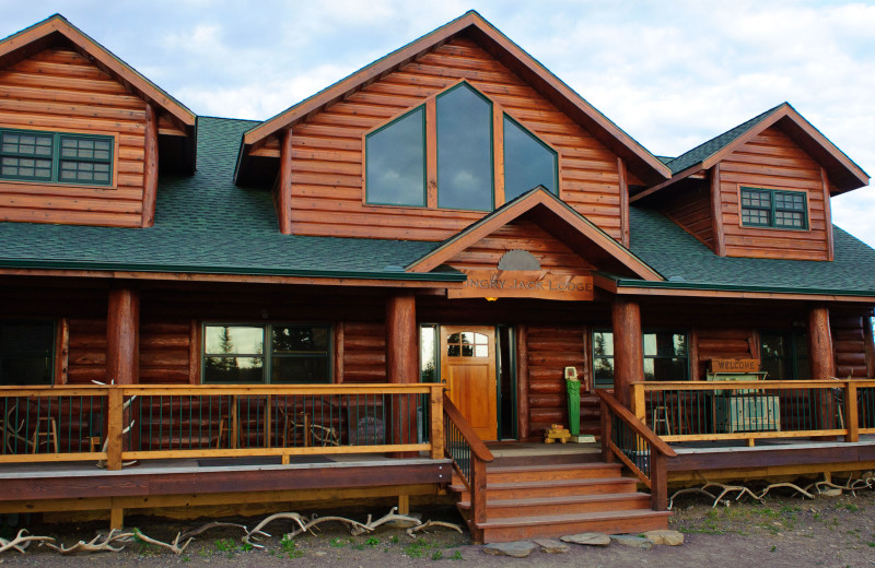 Exterior view of Hungry Jack Lodge.