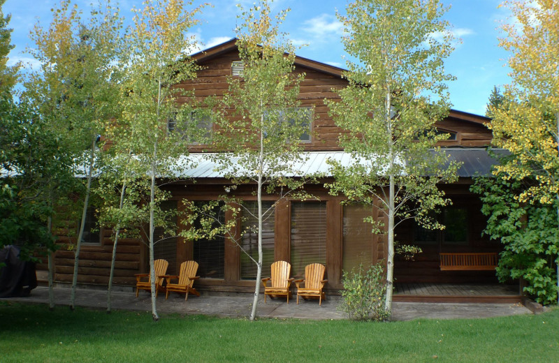 Cabin exterior at Three Rivers Resort & Outfitting.