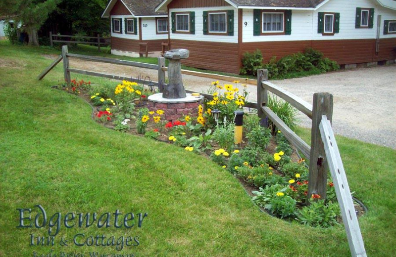 Garden at Edgewater Inn & Cottages.