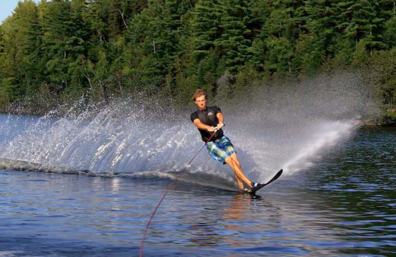 Waterskiing at Ogopogo Resort.