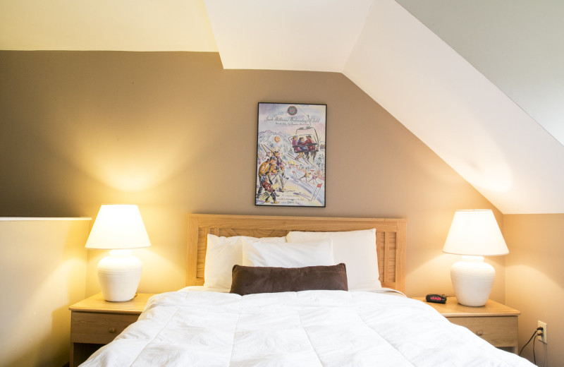 Guest bedroom at Town Square Condominiums.