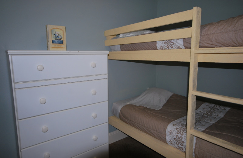 Guest room at Admiral's Beach Retreat.