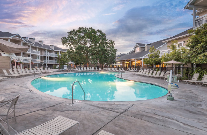 Outdoor pool at WorldMark Windsor.