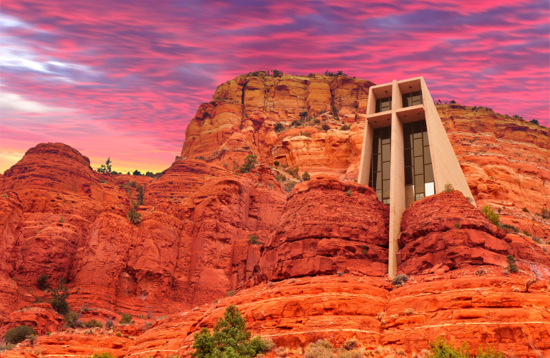 Chapel of Holy Cross near Sky Rock Inn of Sedona.