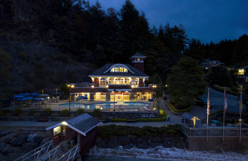 Exterior view of Poets Cove Resort & Spa.