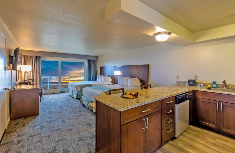 Guest room at Driftwood Shores Resort and Conference Center.