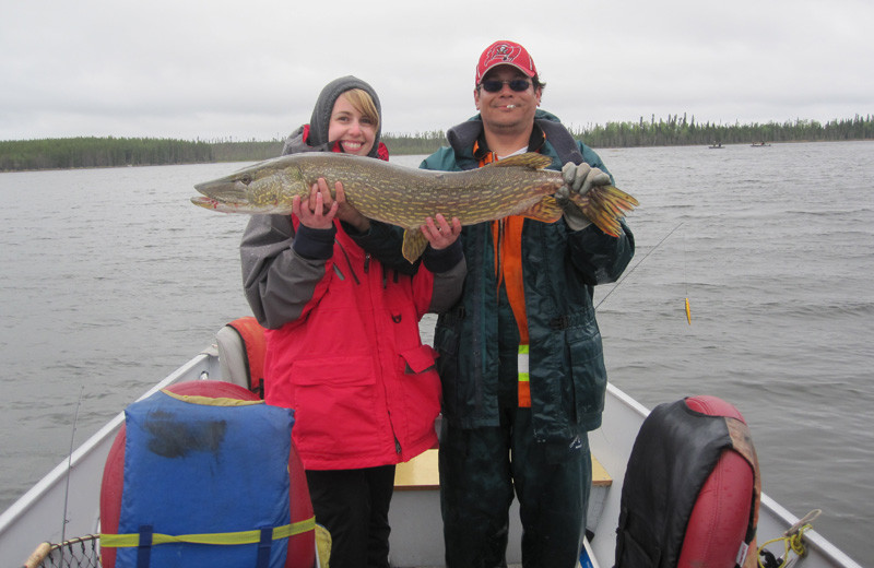 Fishing at Sandy Beach Lodge.