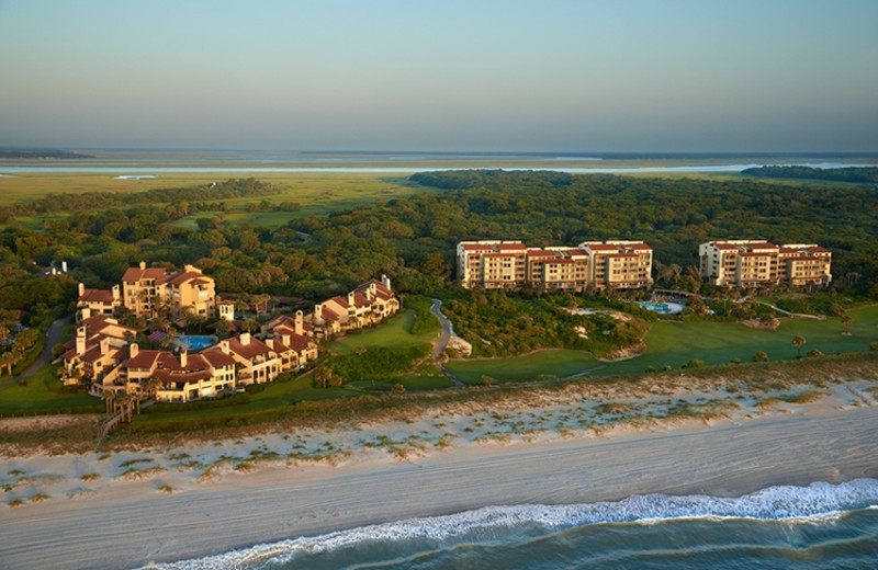 Aerial view of The Villas of Amelia Island Plantation.