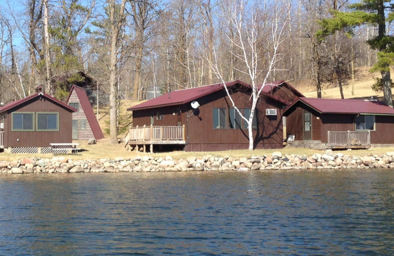 Cabin exterior at Whaley's Resort & Campground.