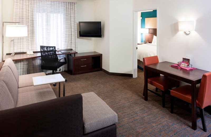 Guest room at Residence Inn Santa Clarita Valencia.