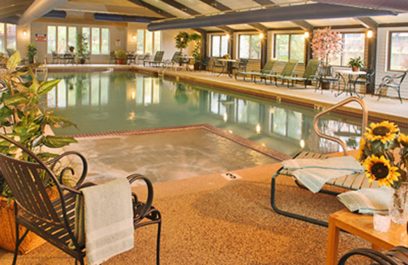 Indoor pool at Attitash Marketplace Motel.