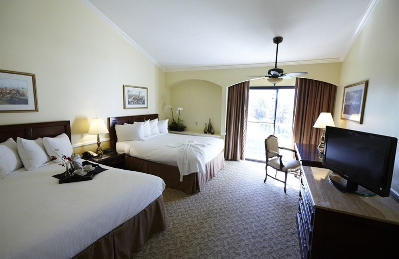 Guest room at Morgan Run Resort & Club.
