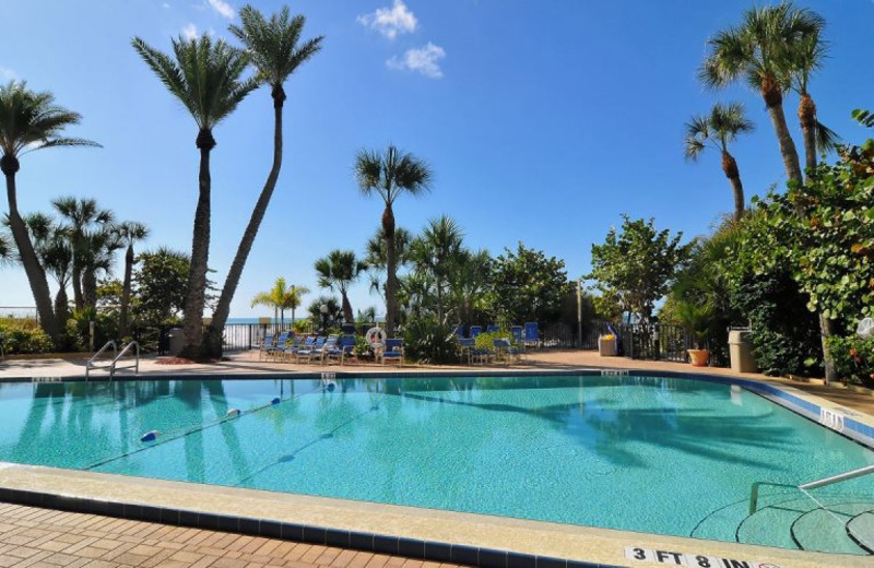 Rental pool at El Presidente Condos.