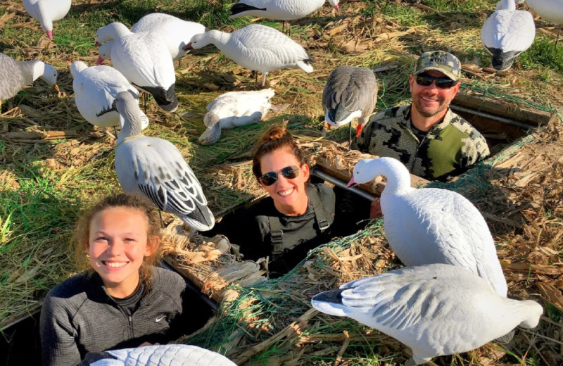 Duck hunting at Harpole's Heartland Lodge.