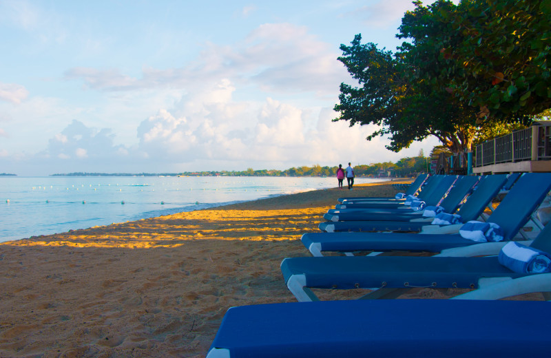 Beach at Travellers Beach Resort.