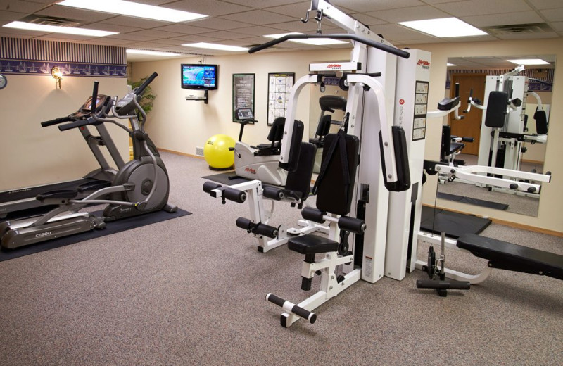 Fitness room at Bay Shore Inn.