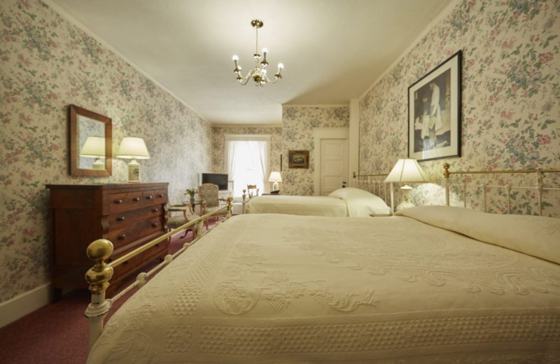 Guest room at Red Lion Inn.