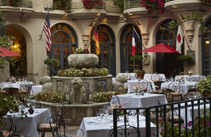 Dining at Mission Inn.