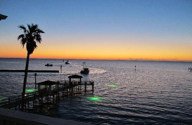 Beautiful Aransas Bay at The Lighthouse Inn at Aransas Bay.