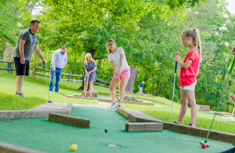 Mini golf at Oglebay Resort and Conference Center.