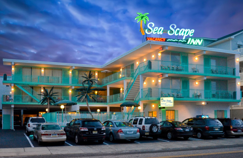 Exterior view of Sea Scape Inn.