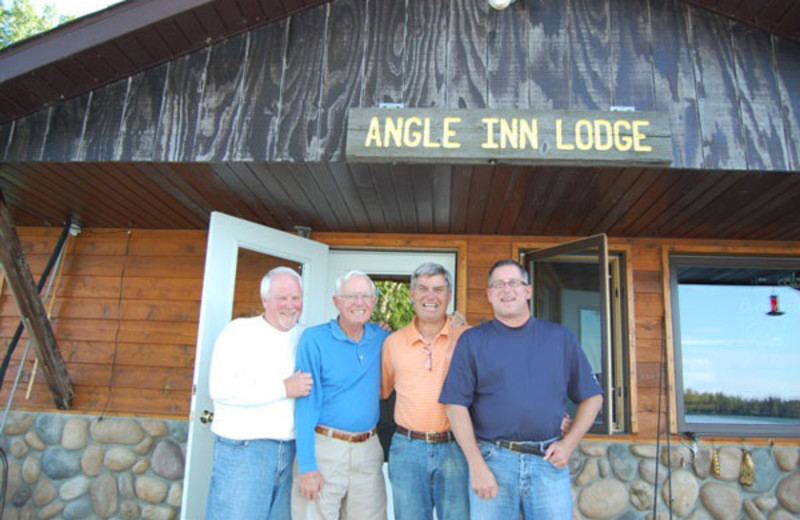 Exterior view of Angle Inn Lodge.