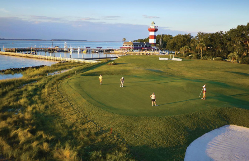 Golf course at Sea Pines Resort.