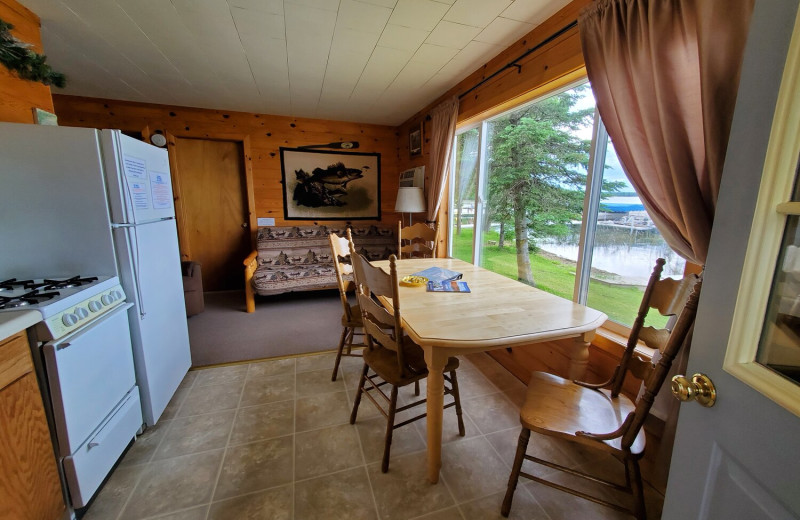 Cabin interior at The Wilds Resort 