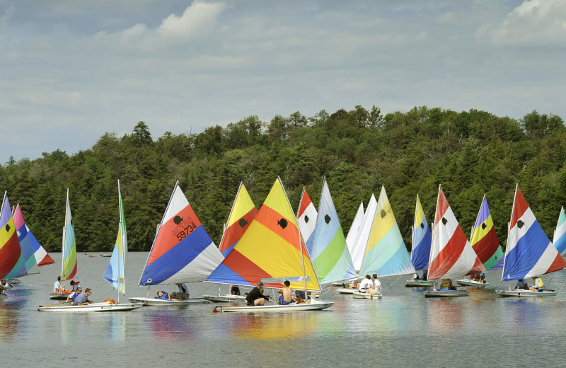 Sailing at Eagles Mere Inn.