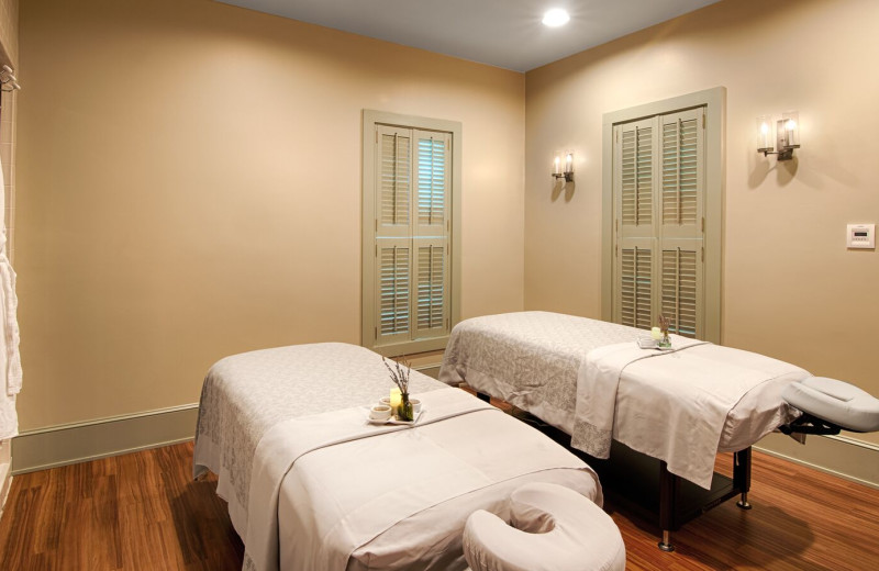 Spa massage tables at Boar's Head Resort.