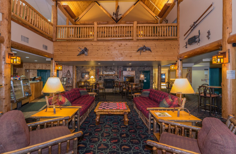 Lobby at Grand Ely Lodge.