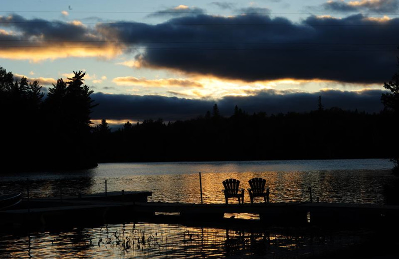 Lake at sunset at Olive the Lake.