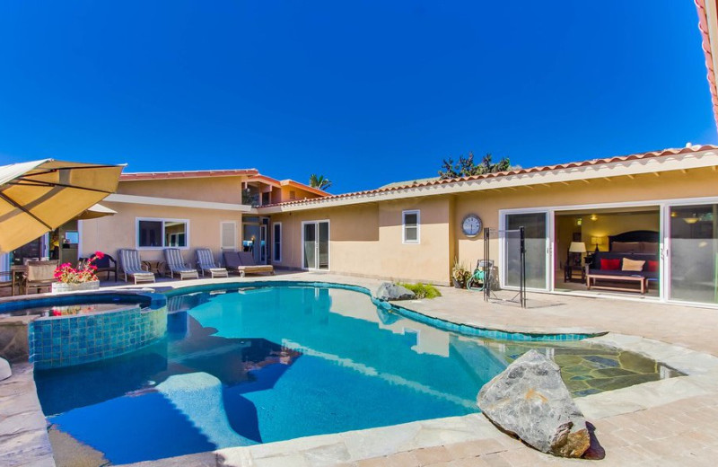 Outdoor pool at Cal Vacation Homes.