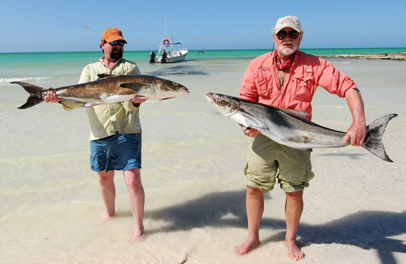 Fishing at Isla Holbox Fly Fishing Lodge.