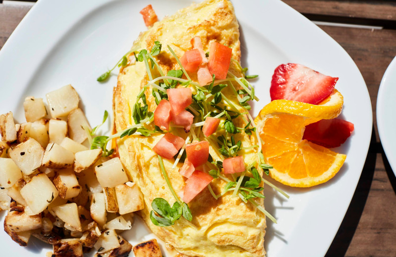 Breakfast at The Inn at Ocean's Edge.