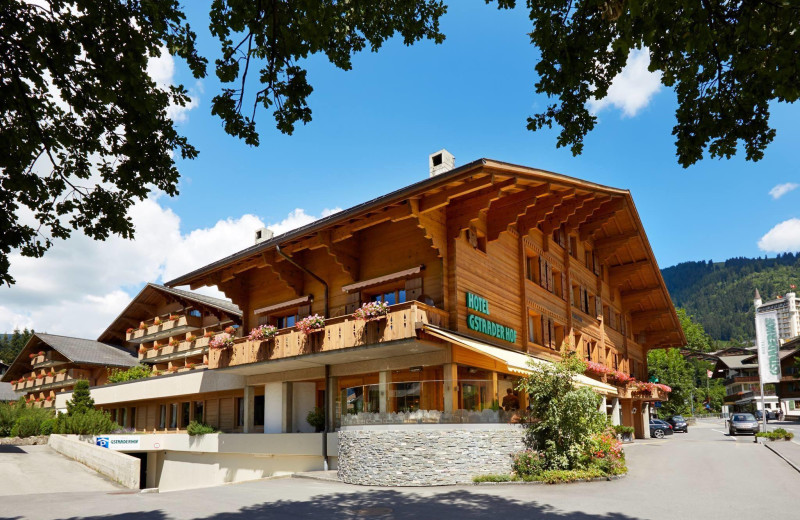 Exterior view of Gstaaderhof Swiss Quality Hotel Gstaad.