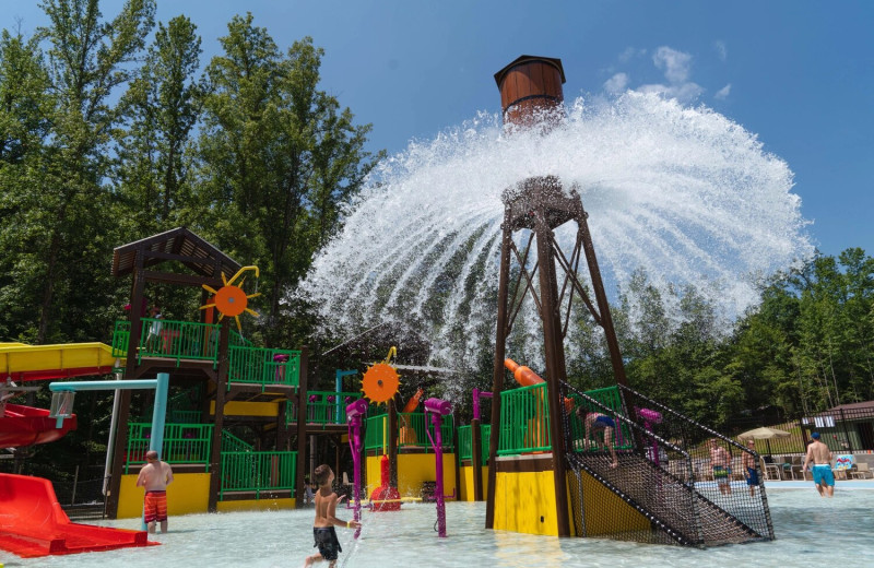 Water park at Yogi Bear's Jellystone Park Clay's Resort.