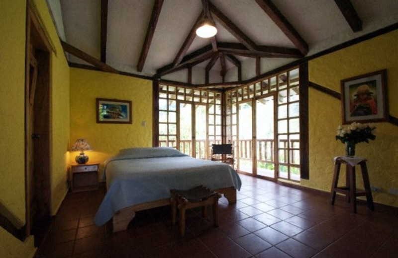 Guest room at Hacienda Primavera Wilderness Ecolodge.