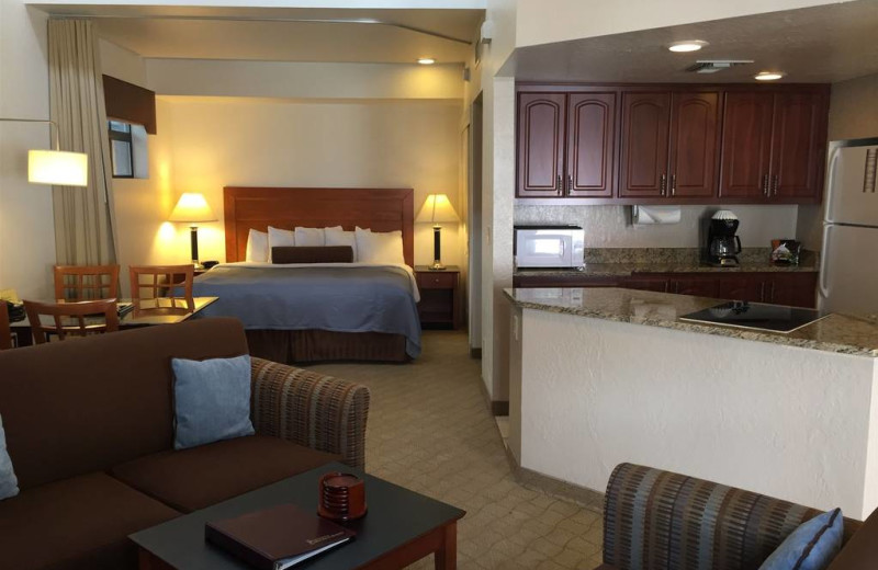 Guest room at Scottsdale Camelback Resort.