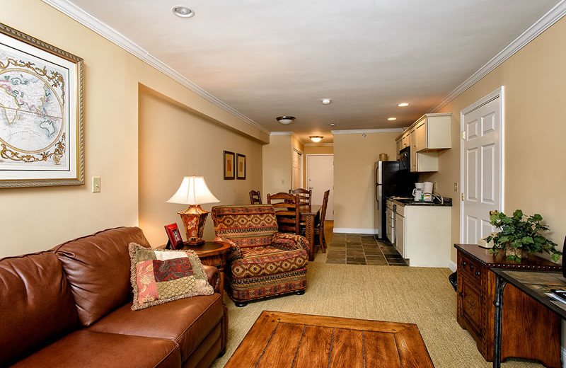 Guest room at Waterville Valley.