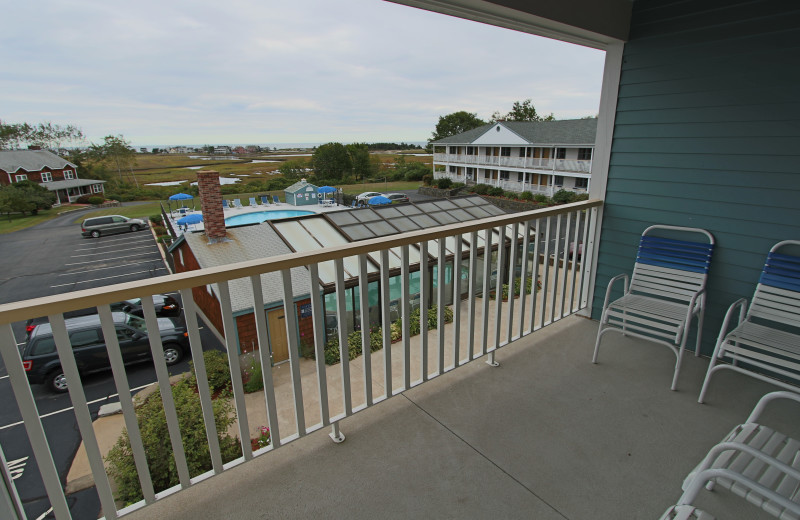 Balcony view at Mariner Resort.