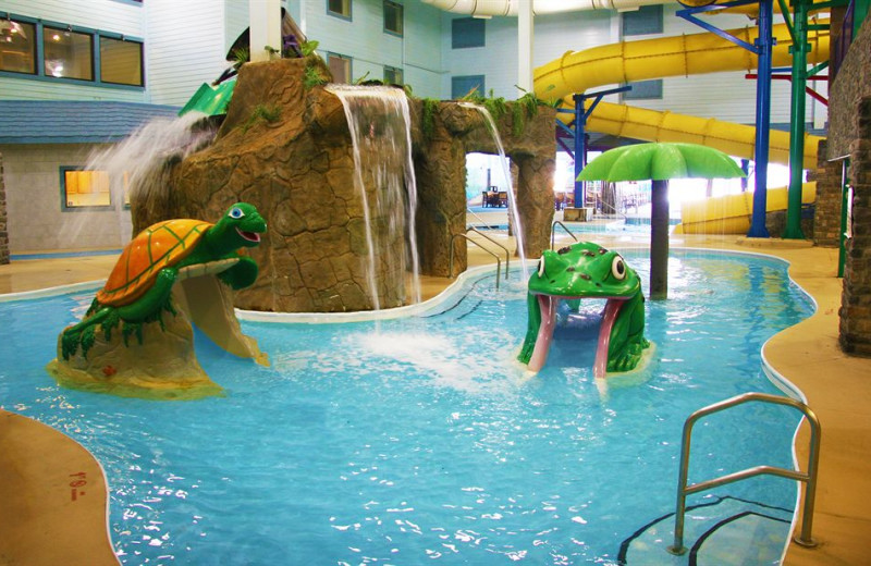 Indoor water park at Castle Rock Resort and Waterpark.