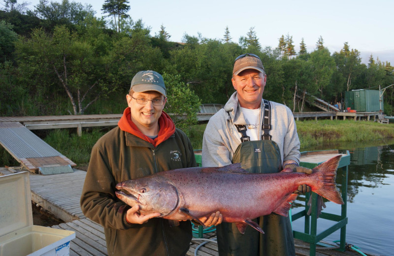 Fishing at Alagnak Lodge.