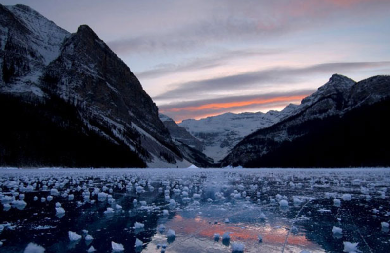 Glacier at Laidman Lake Ecolodge.