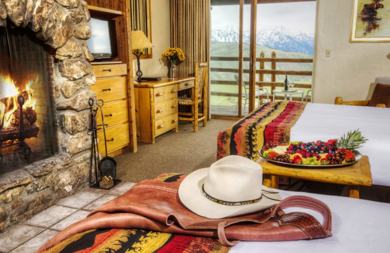 Guest room at Spring Creek Ranch.